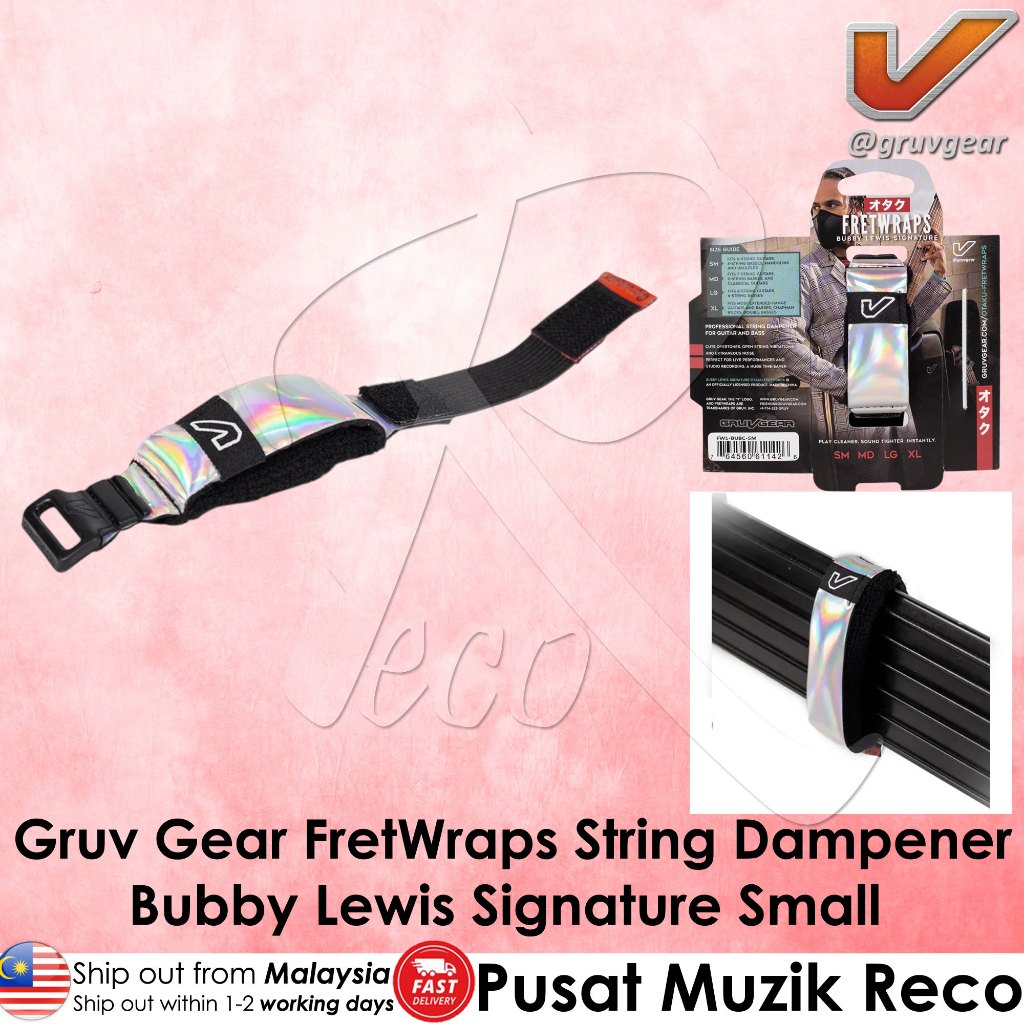 Gruv Gear FretWraps – String Noise Dampener for Guitar, Bass & Ukulele