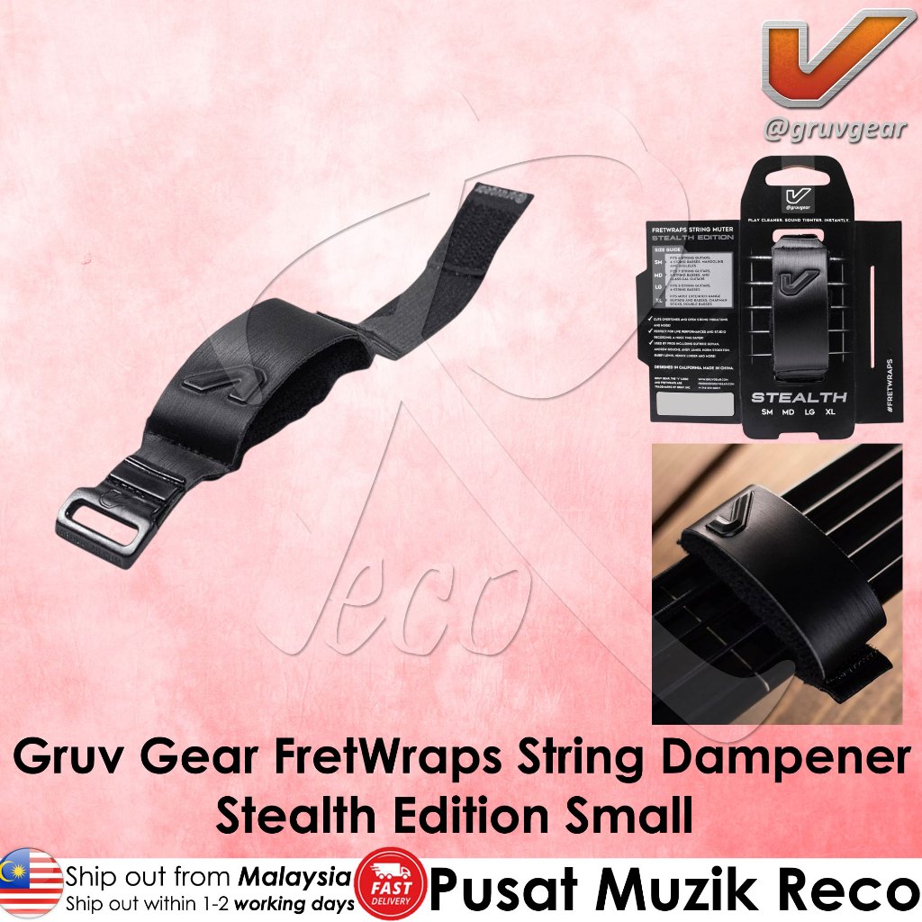 Gruv Gear FretWraps – String Noise Dampener for Guitar, Bass & Ukulele