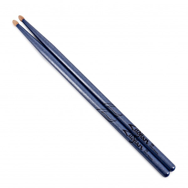 Zildjian Z5ACB Chroma Series 5A Wood Tip Hickory Drumsticks, Chroma Blue - Reco Music Malaysia