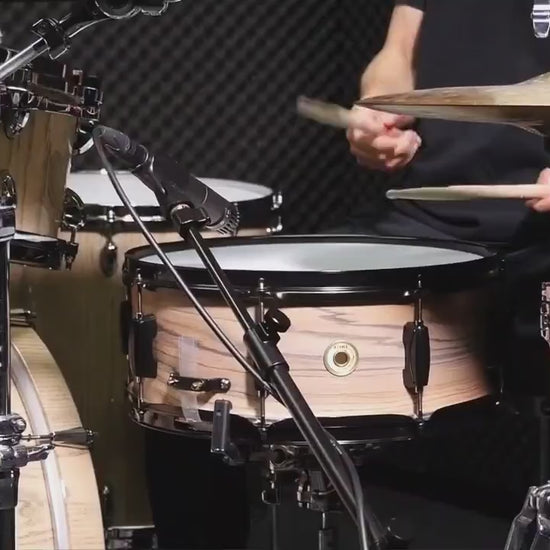 Tama WP1455BK-BOW Woodworks 14"x5.5" Snare Drum, Black Oak Wrap - Reco Music Malaysia