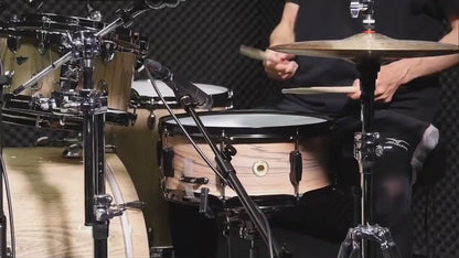 Tama WP1455BK-BOW Woodworks 14"x5.5" Snare Drum, Black Oak Wrap - Reco Music Malaysia
