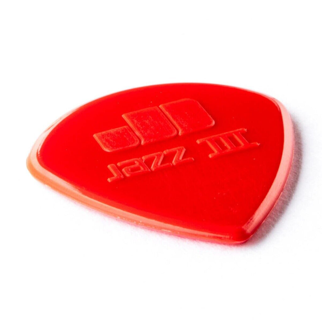 Jim Dunlop 47P3N Nylon Jazz III 1.38mm Guitar Picks Player Pack, 6pcs/Pack - Reco Music Malaysia