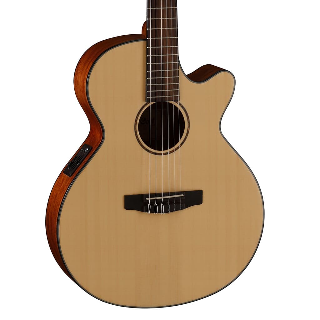 *Cort CEC3 Classical Guitar With Bag, Natural - Reco Music Malaysia