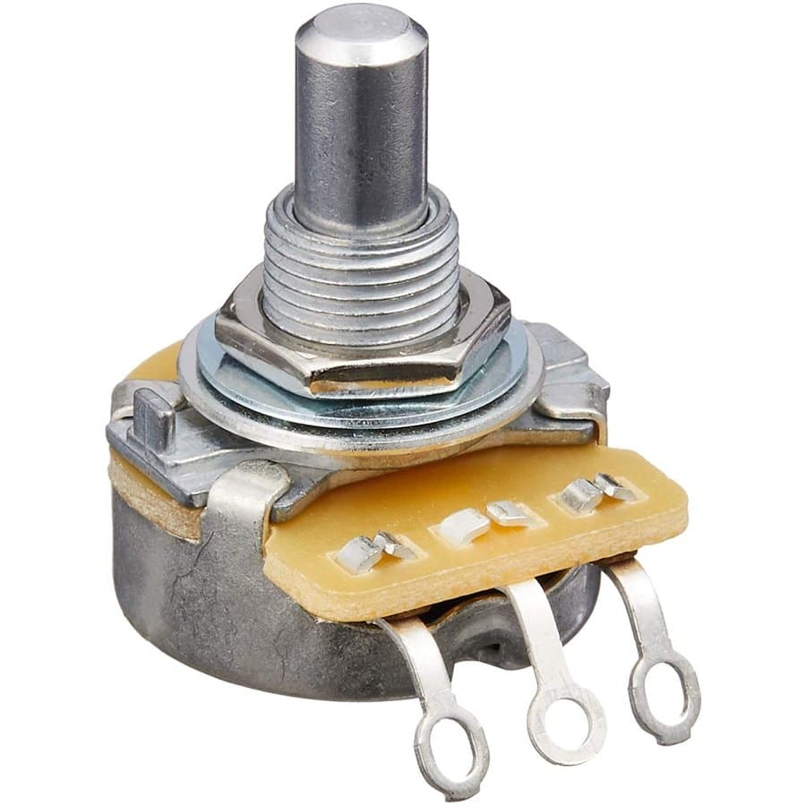 *AllParts EP-0086-000 CTS 500K Split Shaft Guitar Audio Potentiometer (EP0086000) - Reco Music Malaysia
