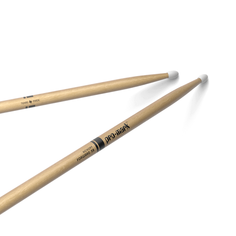 Promark TX5BN Classic Forward Hickory 5B Drumstick, Nylon Tip - Reco Music Malaysia