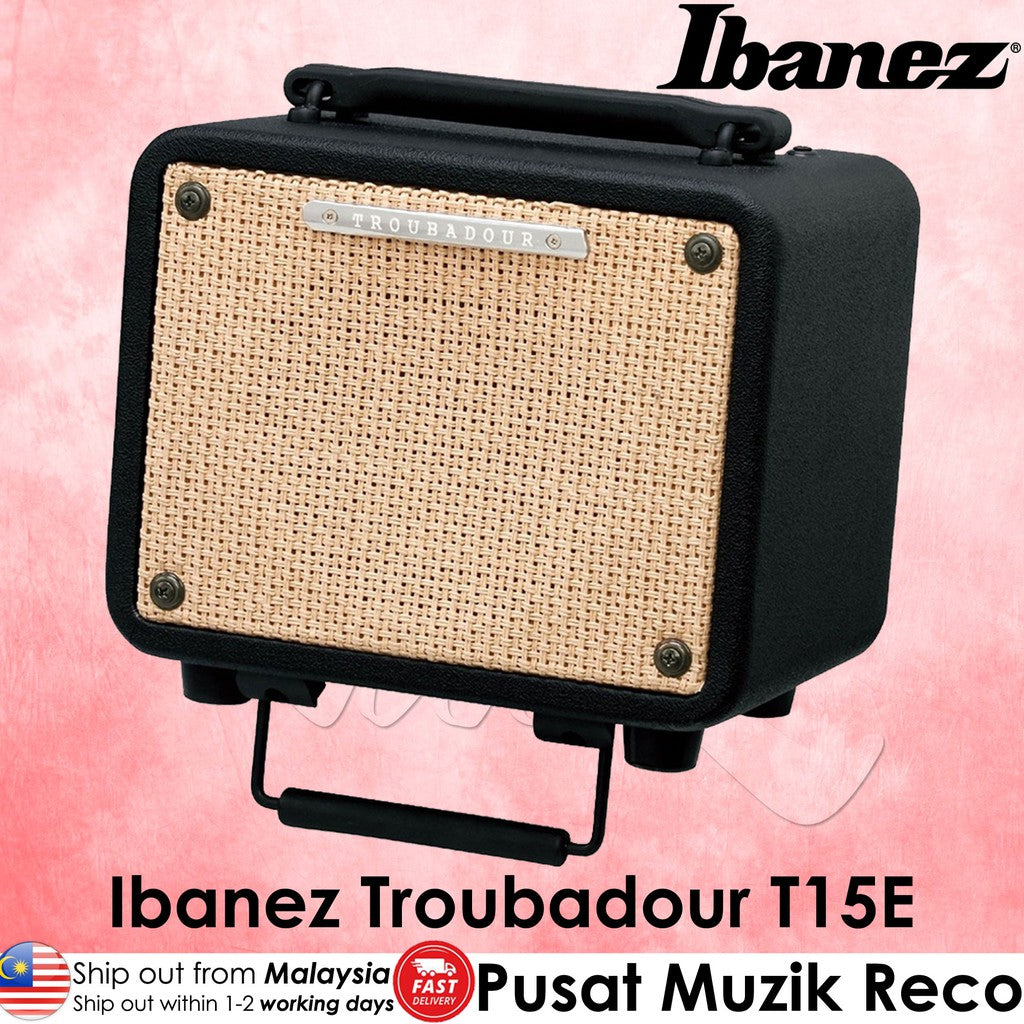 Ibanez T15 Troubadour 15-Watt 6.5 inch Acoustic Guitar Amplifier | Reco Music Malaysia