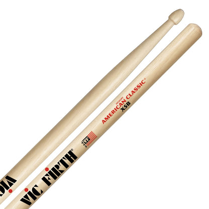 Vic Firth X5B American Classic Hickory Drumstick - Extreme 5B - Wood Tip - Reco Music Malaysia