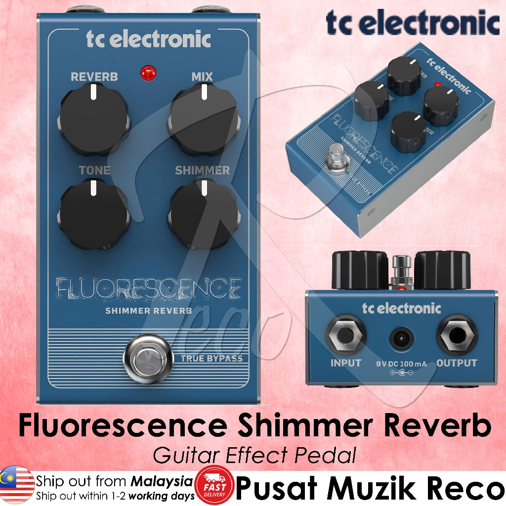 TC Electronic Fluorescence Shimmer Reverb Guitar Effects Pedal | Reco Music Malaysia