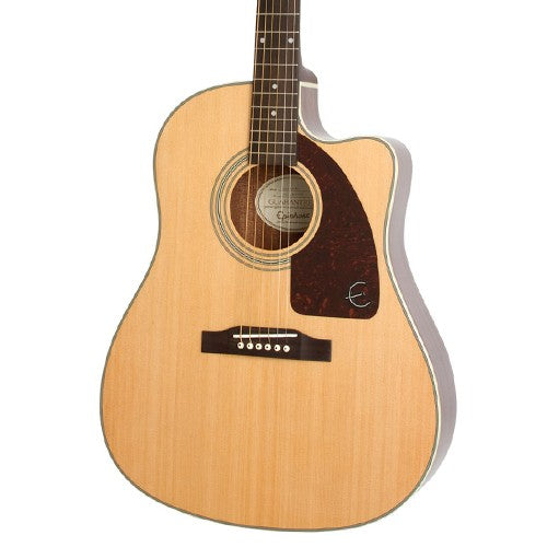 Epiphone AJ-210CE Natural Outfit Acoustic Guitar with Free Hardcase | Reco Music Malaysia