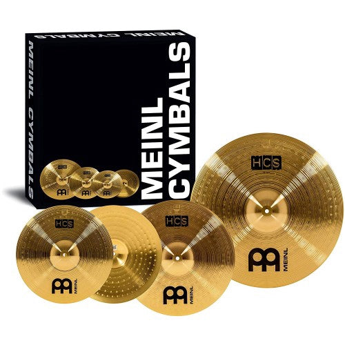 Meinl HCS141620 HCS Cymbal Set (14in Hi-Hat, 16in Crash, 20in Ride) (Made in Germany) - Reco Music Malaysia