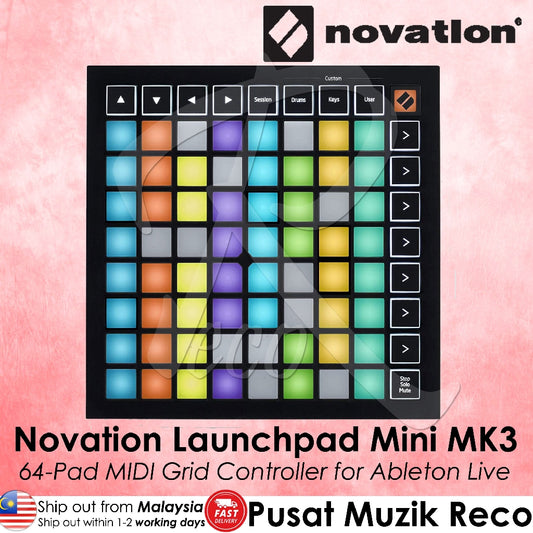 Novation Launchpad Mini MK3 Grid Controller - Reco Music Malaysia