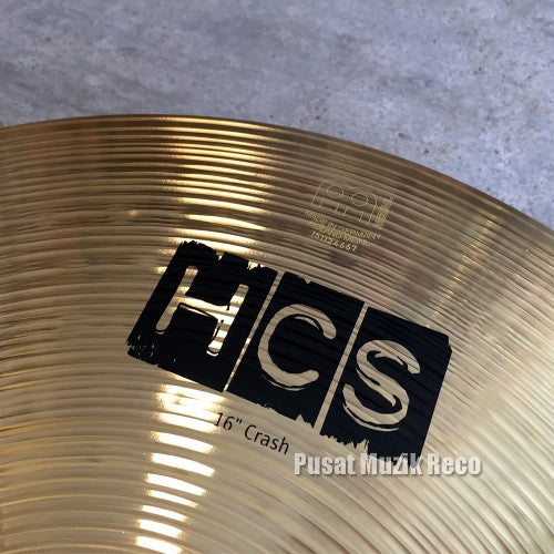 Meinl Cymbals HCS16C 16" HCS Brass Crash Cymbal - Reco Music Malaysia