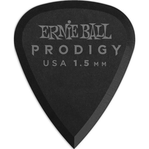 Ernie Ball PO9199 1.5mm Black Standard Prodigy Guitar Picks, Pack Of 6 - Reco Music Malaysia