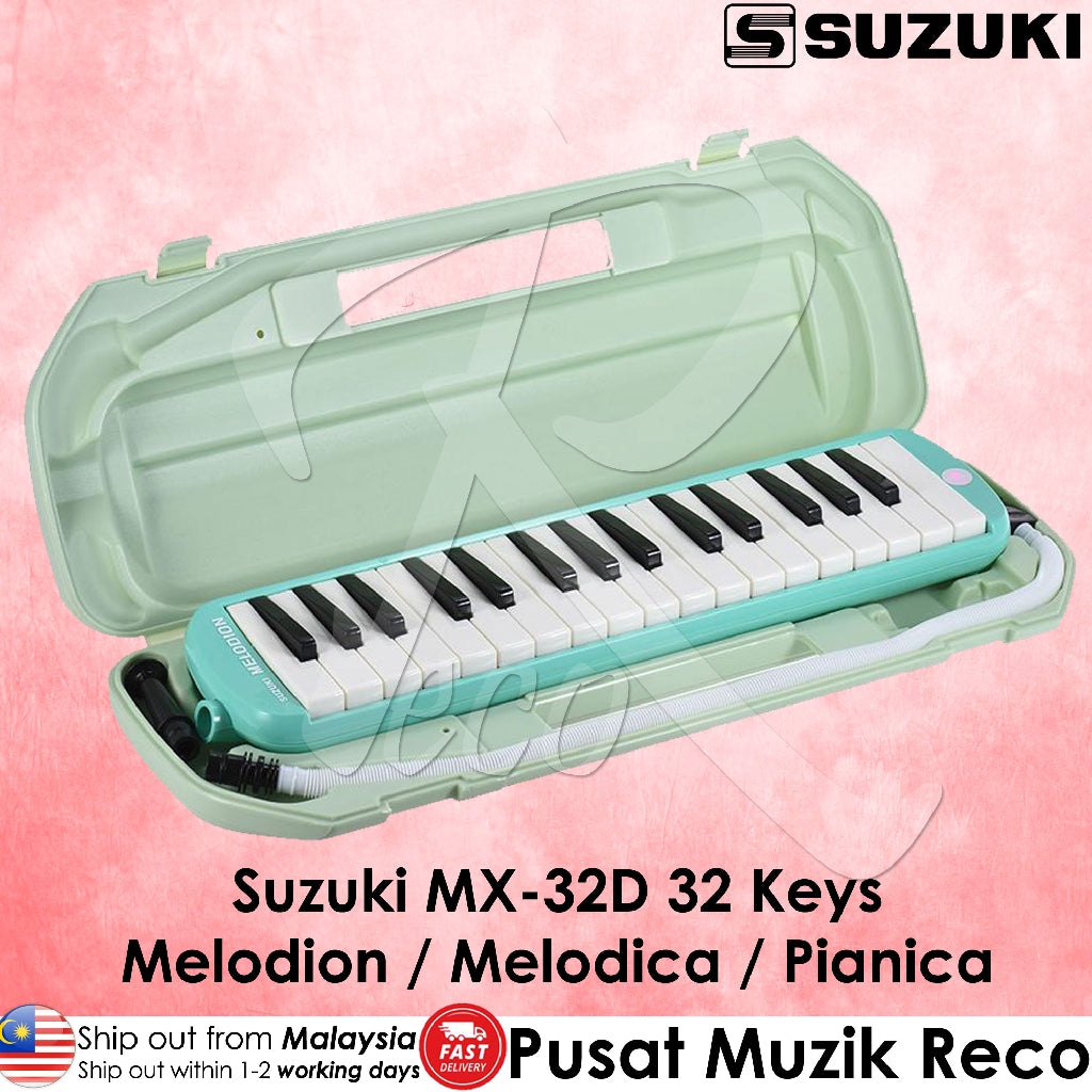 Suzuki MX-32D 32 keys Melodion Melodica Pianica with Case | Reco Music Malaysia