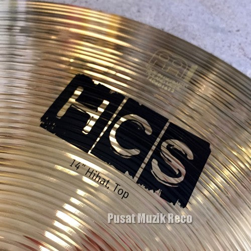 Meinl Cymbals HCS14H 14" HCS Brass Hihat [Hi hat] Cymbals (Pair) - Reco Music Malaysia