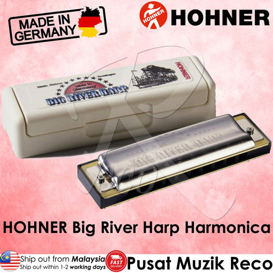 Hohner Big River 10 Holes Diatonic Harmonica Key Of C - Reco Music Malaysia