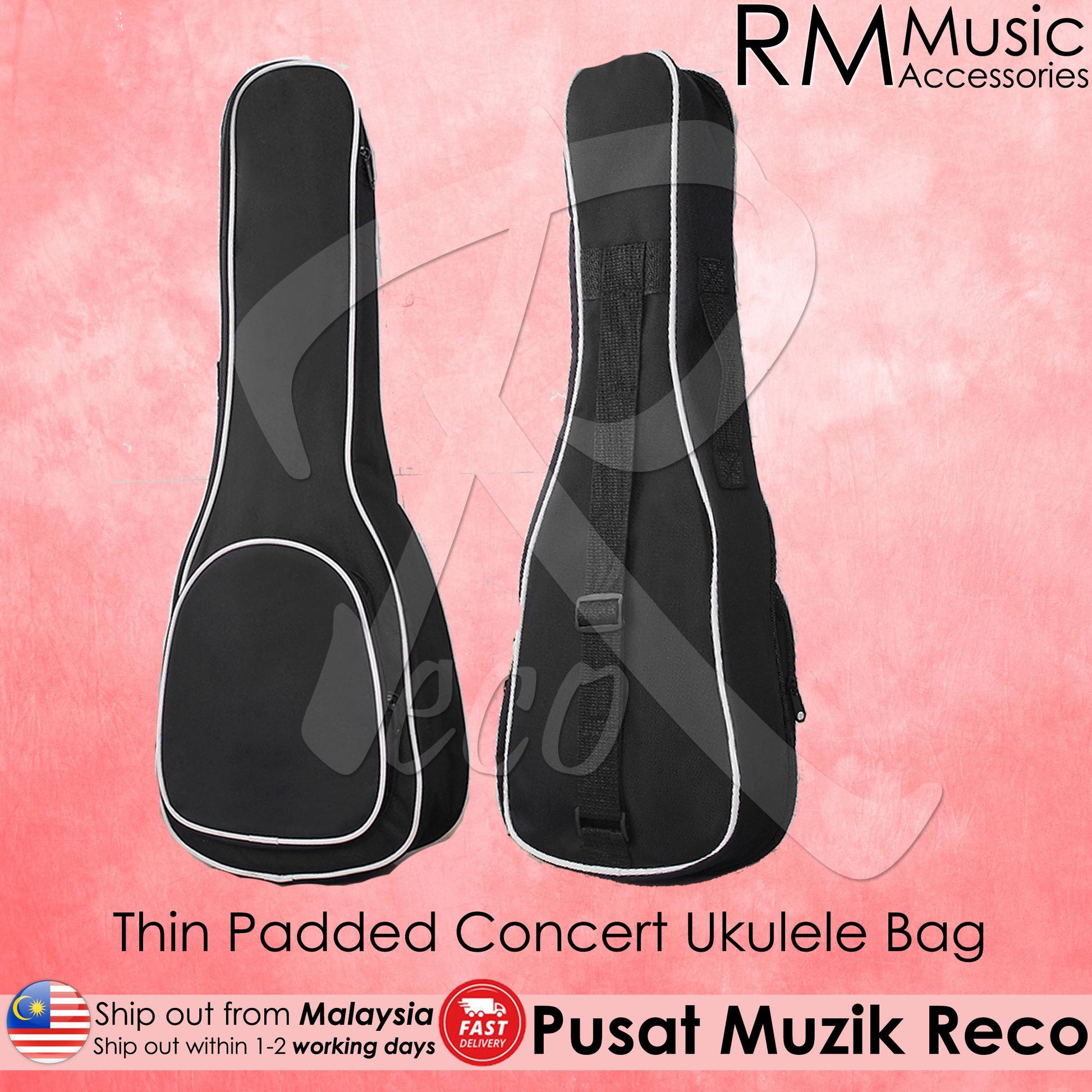  RM Thin Padded Soprano/Concert Ukulele Bag | RecoMusic Malaysia