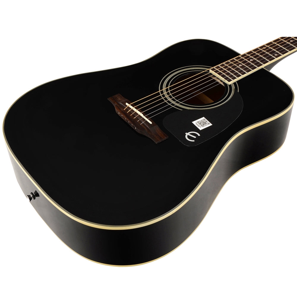 Epiphone PRO-1 EB Acoustic Guitar Ebony - Reco Music Malaysia