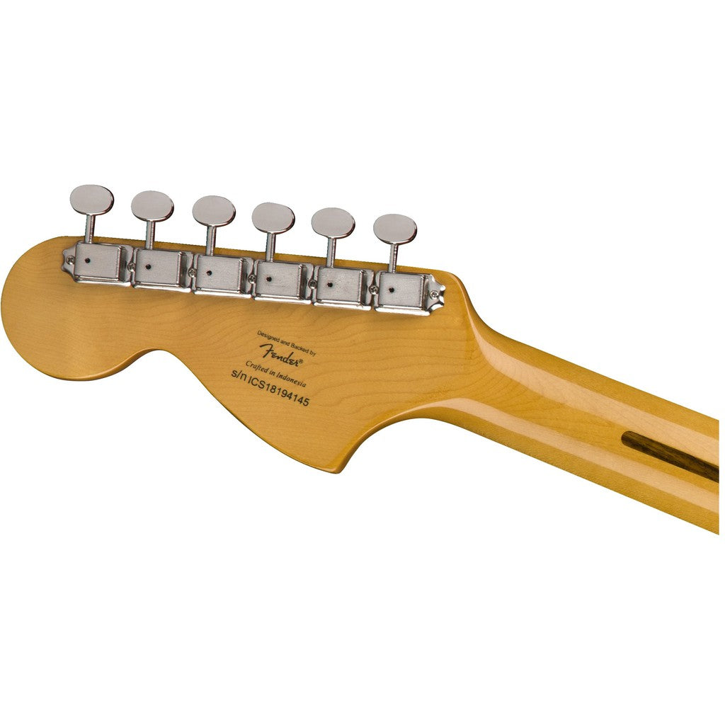 Fender Squier 0374020501 Classic Vibe 70s Stratocaster Electric Guitar Laurel FB Olympic White - Reco Music Malaysia