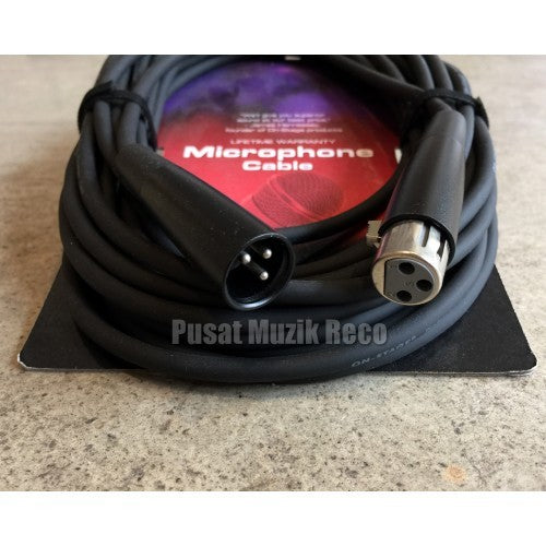 On Stage OSS MC12-25XLR Microphone Mic Cable 25ft XLR-XLR(OSS MC12-25) - Reco Music Malaysia