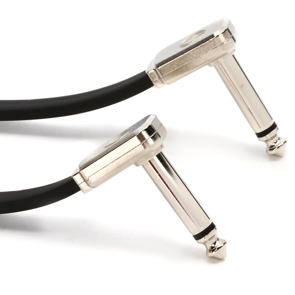 Ernie Ball 6225 3 Inch Single Flat Ribbon Black Patch Cable ( PO6225 ) - Reco Music Malaysia
