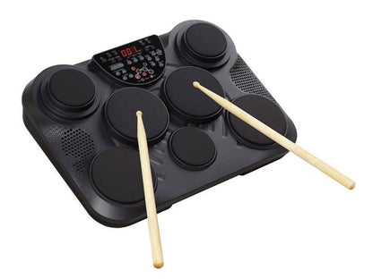 Medeli DD315 Portable Table Drum with 7 Pads, Touch Sensitive, 2 Pad Pedals - Reco Music Malaysia