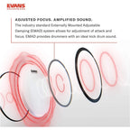 Evans BD22EMAD2 22inch EMAD2 Clear Bass Batter Drum Head