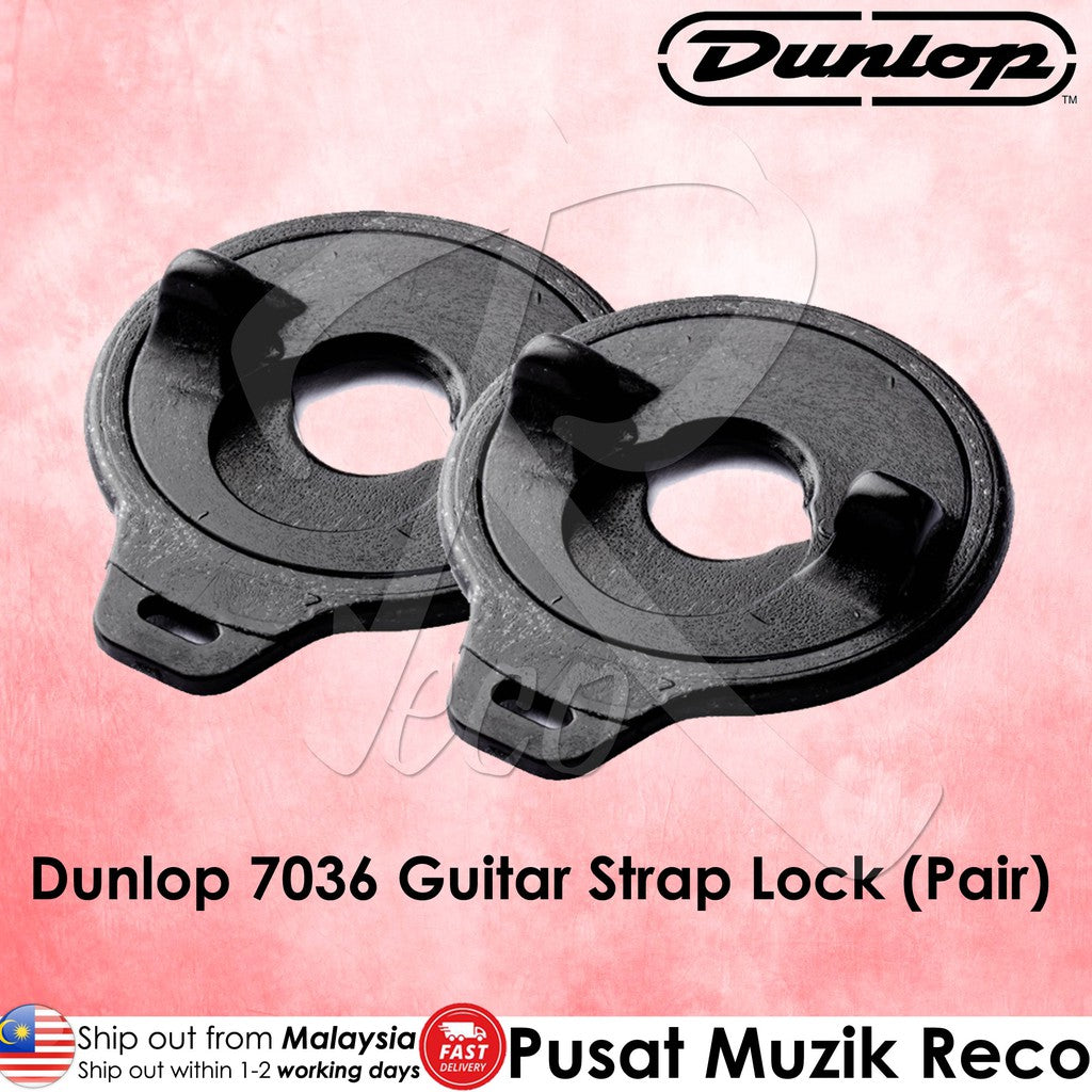 Dunlop 7036 1 Pair Guitar Strap Lock - Reco Music Malaysia