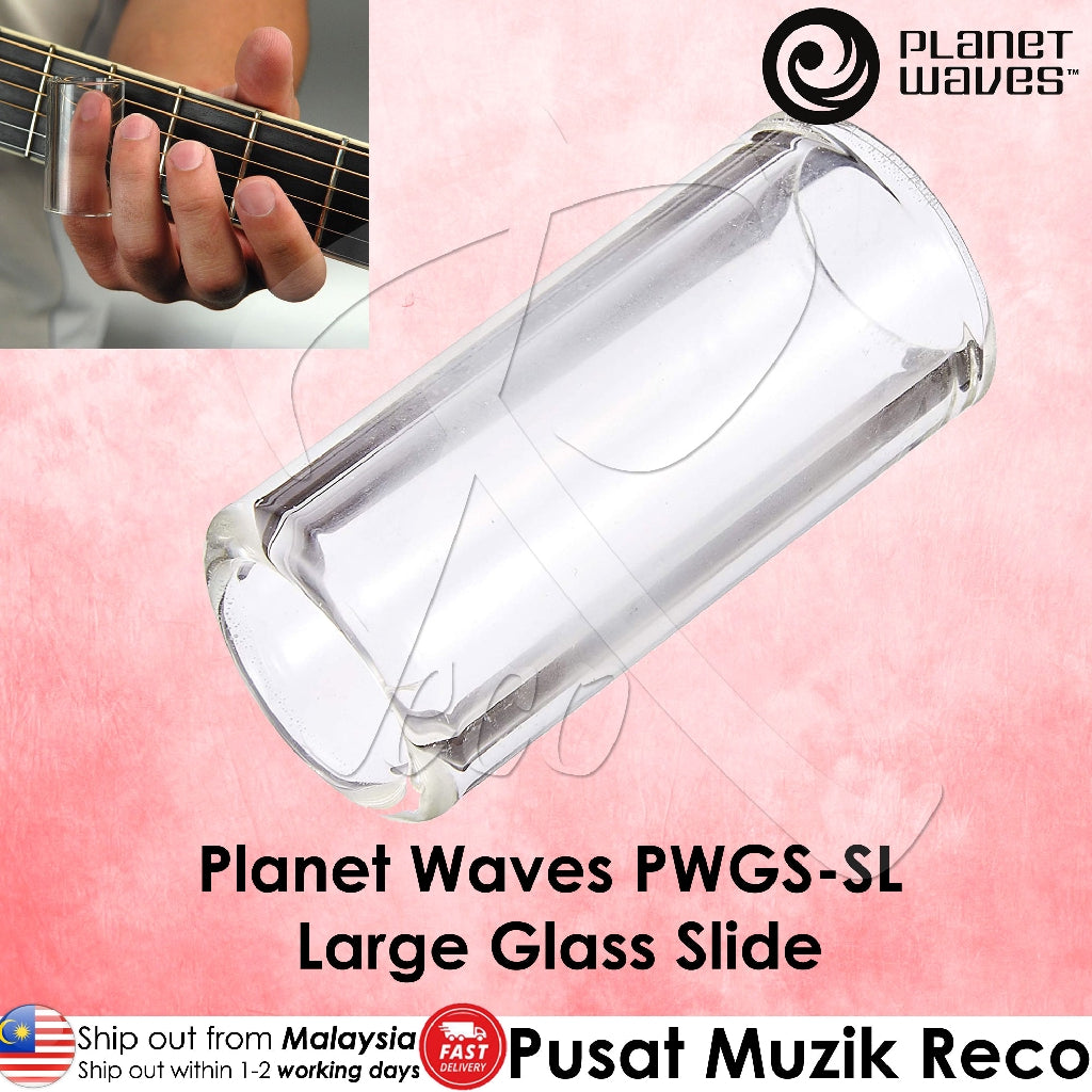 Planet Waves PWGS-SL Glass Slide, Large | Reco Music Malaysia