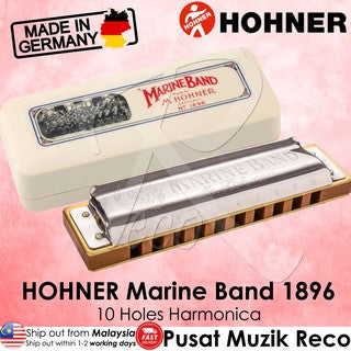 Best Hohner Marine Band Harmonica 10 Holes E Key | Reco Music Malaysia