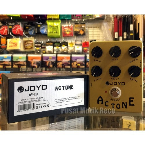 Joyo JF-13 AC Tone Vintage Tube Amplifier Guitar Effect Pedal - Reco Music Malaysia