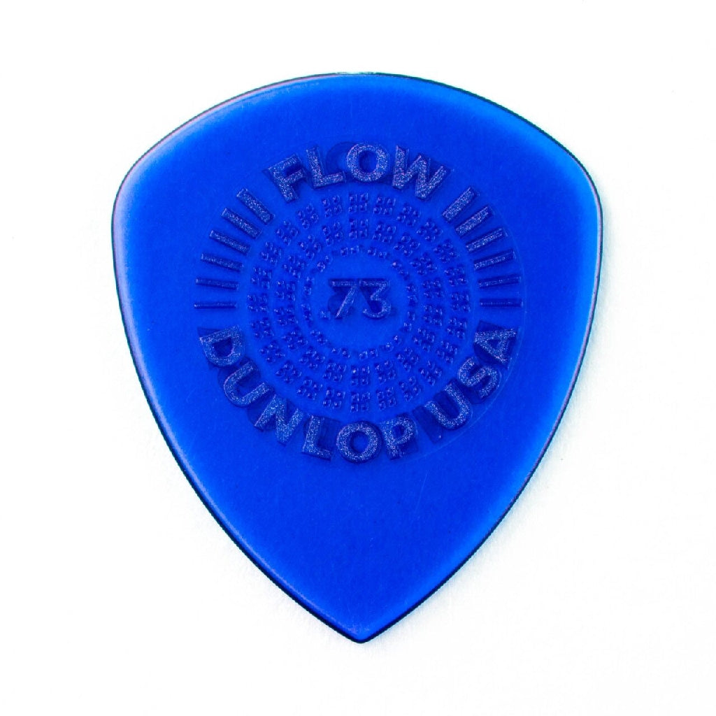 Jim Dunlop 549P073 Flow Standard Grip Guitar Pick 0.73mm Guitar Picks Player Pack - Reco Music Malaysia