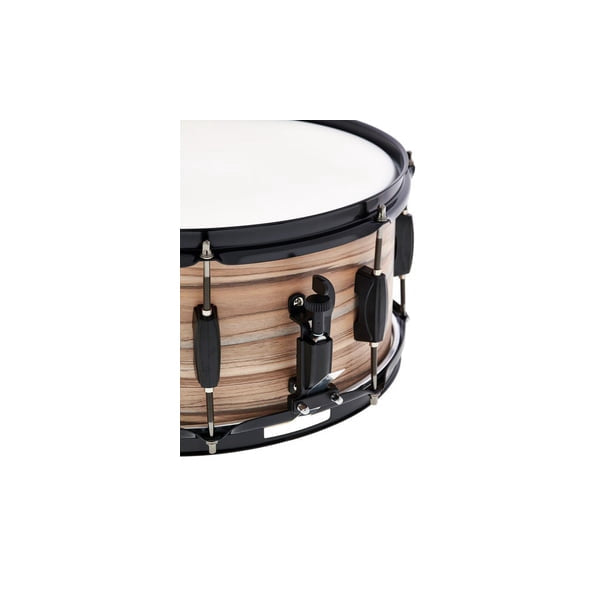 Tama WP1465BK-NZW Woodworks Snare Drum 14inx6.5in Natural Zebrawood Wrap - Reco Music Malaysia