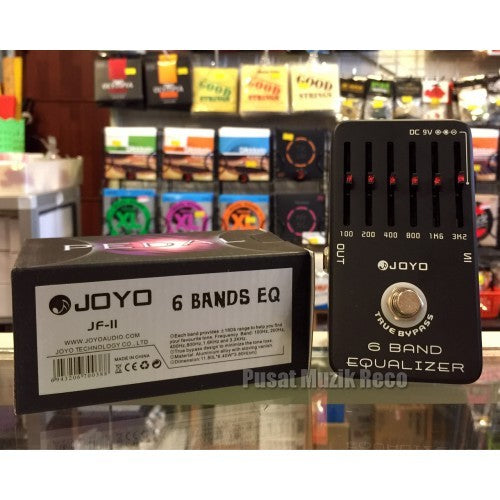 JOYO JF-11 6-Band Equalizer Eq Guitar Effect Pedal - Reco Music Malaysia