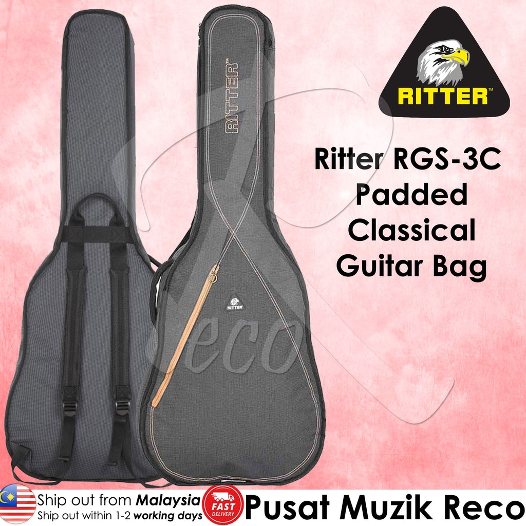 Ritter RGS-3C MGB Padded 4/4 Classical Guitar Bag - Reco Music Malaysia