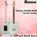 Ibanez AZES40-MGR Mint Green Essential AZ Series Electric Guitar with HSS Pickup & Tremolo Poplar Body Jatoba Fretboard - Reco Music Malaysia