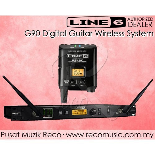 Line 6 Relay G90 Digital Wireless Guitar System - Reco Music Malaysia