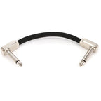 Ernie Ball 6225 3 Inch Single Flat Ribbon Black Patch Cable ( PO6225 ) - Reco Music Malaysia