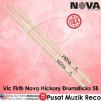 Vic Firth Nova N5B Hickory Drumsticks 5B - Reco Music Malaysia