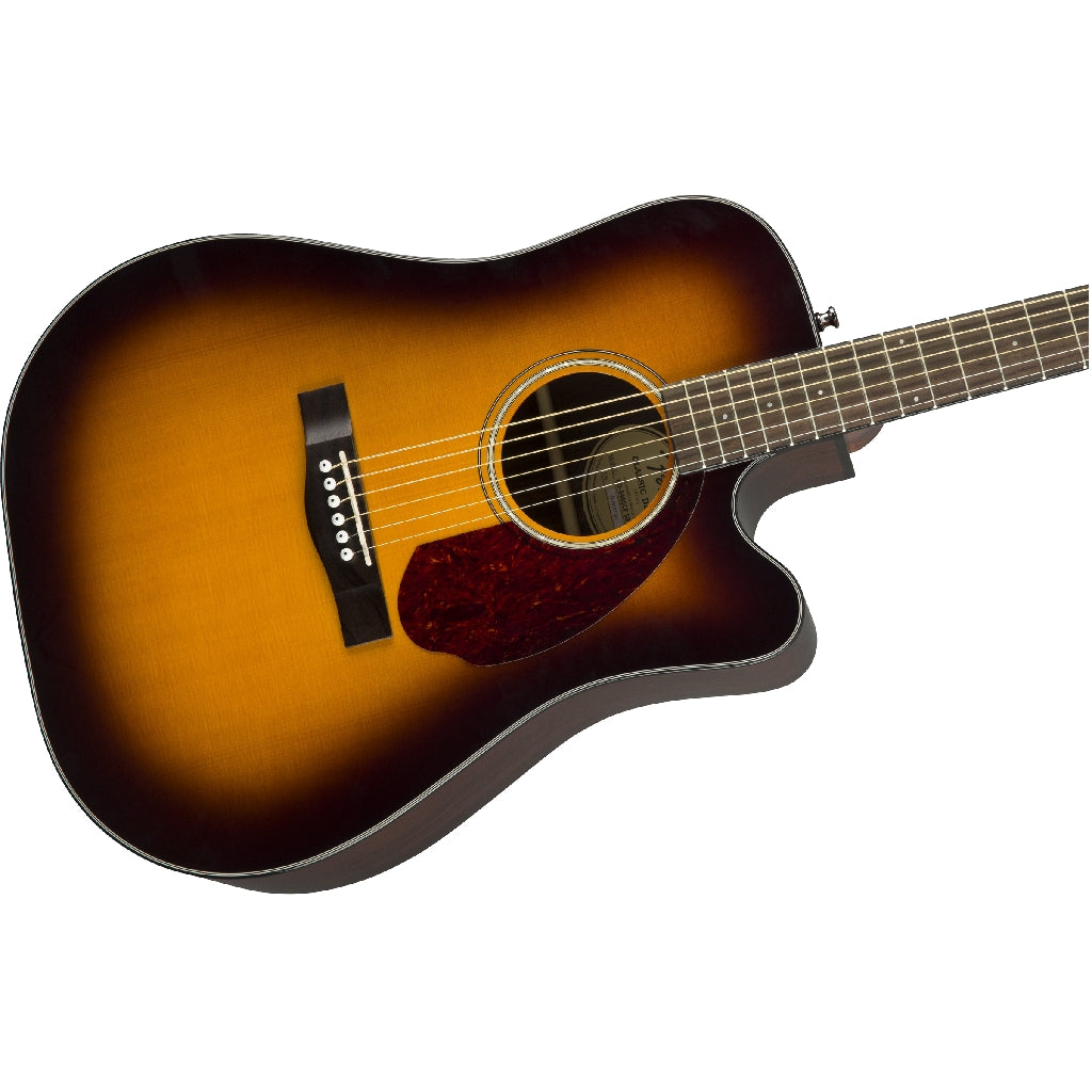 Fender CD-140SCE-SB Solid Top Acoustic-Electric Guitar with Case, Sunburst (CD140SCESB) | Reco Music Malaysia