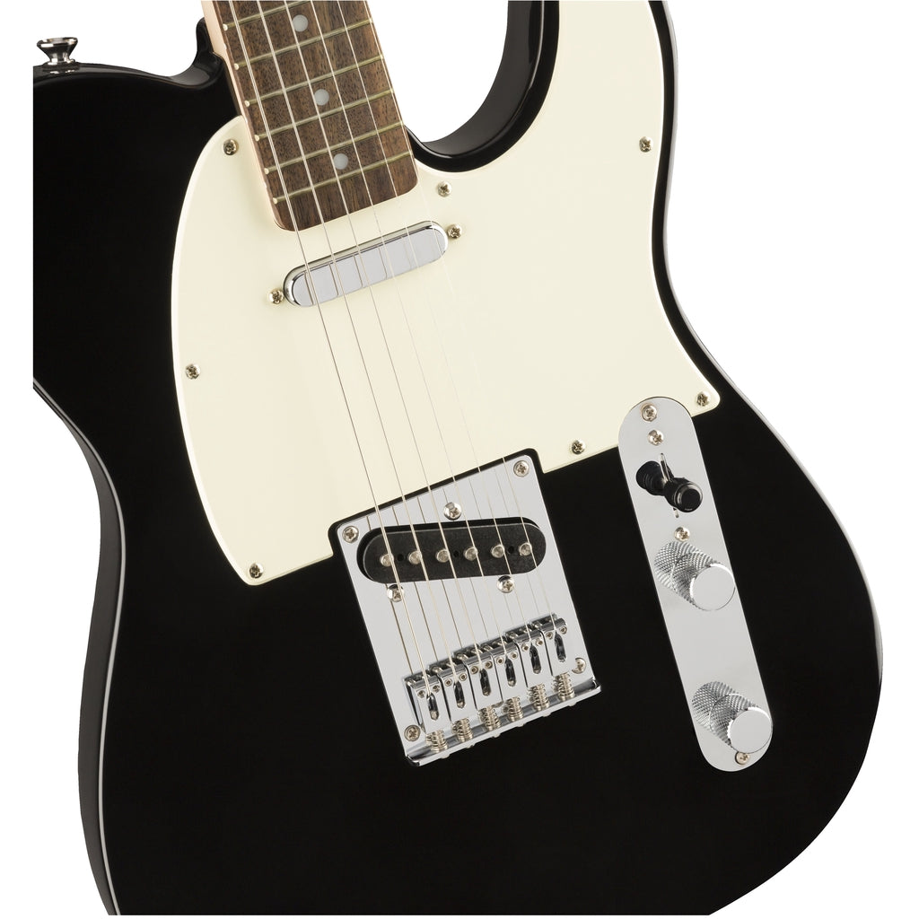 Fender Squier 0370045506 Bullet Telecaster Electric Guitar Laurel Fingerboard, Black - Reco Music Malaysia