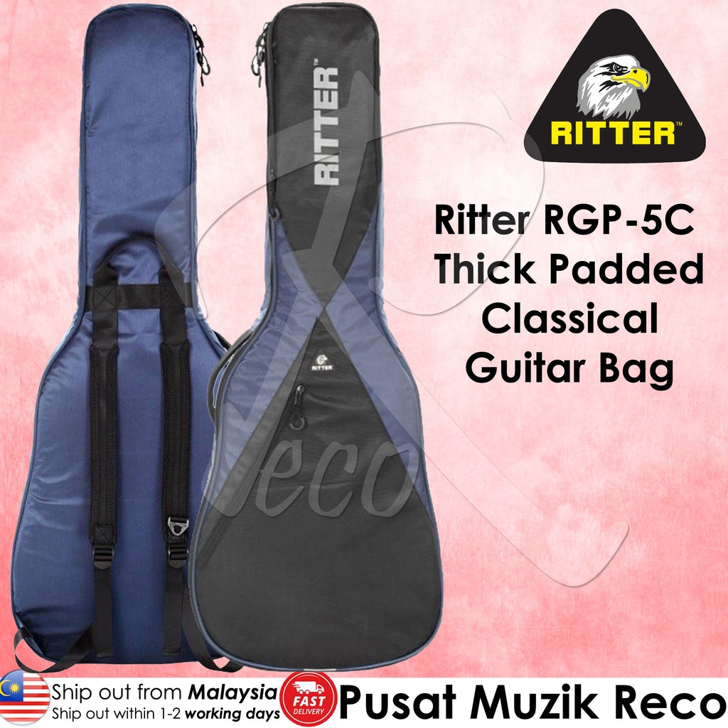 Ritter RGP-5C Performance Series Thick Padded Classical Guitar Bag  - Reco Music Malaysia