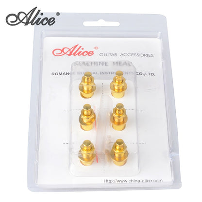 Alice AD-016JP Gold Plated Acoustic Guitar Machine Head SET 3+3 Tuning Peg Tuner Diecast Machine Head 3R3L - Reco Music Malaysia
