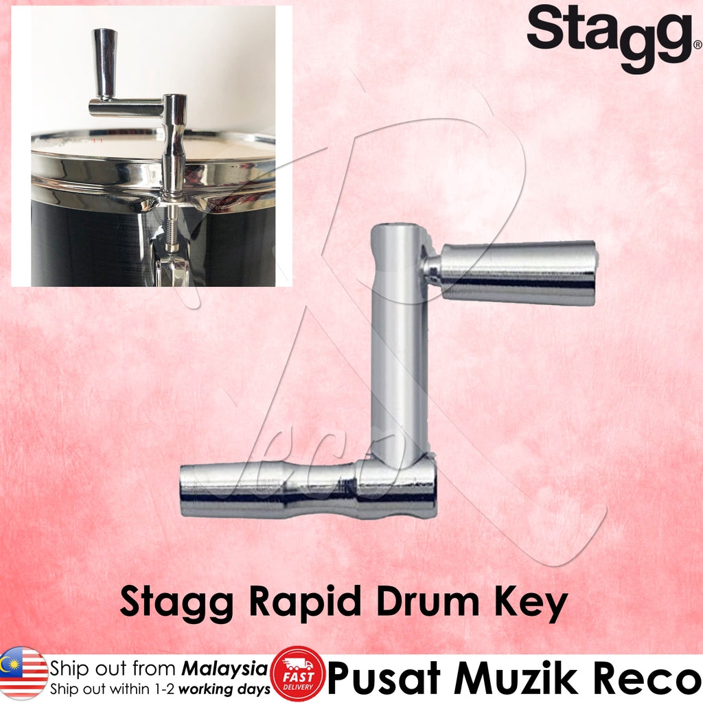 Stagg K66 Speed Drum Key Heavy Duty Fast Turning - Reco Music Malaysia