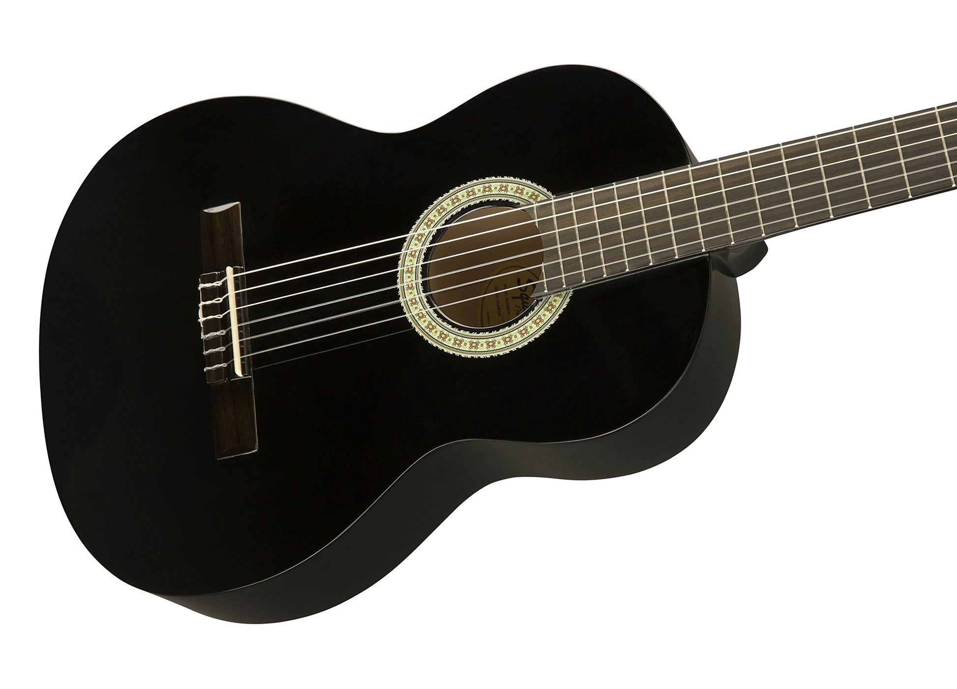 Fender Squier 0961090006 SA-150 Black Dreadnought Acoustic Guitar - Reco Music Malaysia