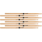 PROMARK TX5AW-4P TX5BW-4P TX7AW-4P Classic Forward 5A 5B 7A Hickory Drumstick 4 PAIRS BUNDLE BONUS PACK - Reco Music Malaysia
