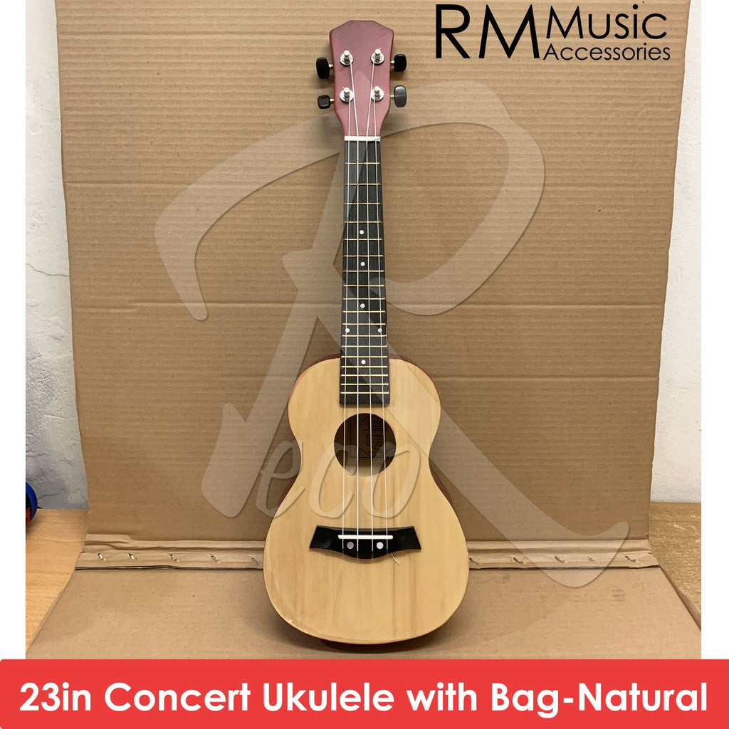 RM 23in Concert Ukulele Wooden Ukulele not Toy Hawaii Guitar Beginner Ukulele