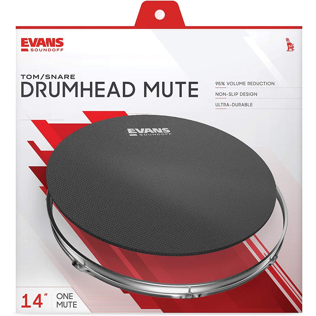 EVANS Sound Off SO-14 14in Tom / Snare DrumHead Mute Drum Mute - Reco Music Malaysia