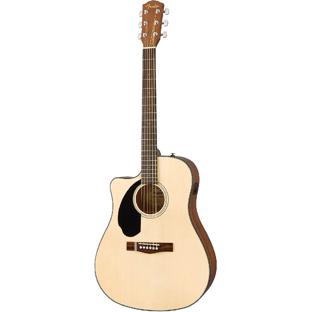Fender CD-60SCE LEFT HANDED Solid Top 6-String Acoustic-Electric Guitar | Reco Music Malaysia