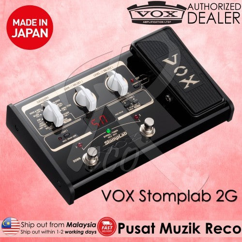 Vox StompLab 2G SL2G Modeling Guitar Effect Processor - Reco Music Malaysia